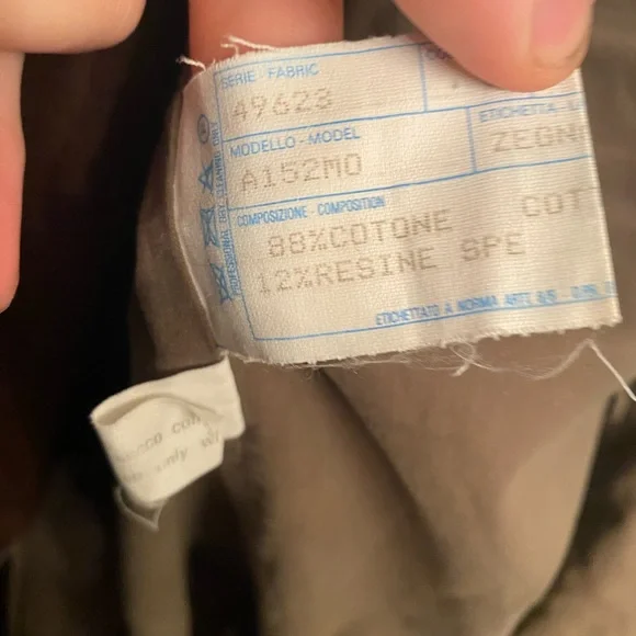 SOLD Ermenegildo Zegna Vintage Long Coat with Removable Liner - Picture 3 of 11